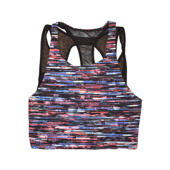 LULULEMON $68 Break Free Tank Nulux Hinshu Alpine White Multi/Black Size 6 - Picture 1 of 3